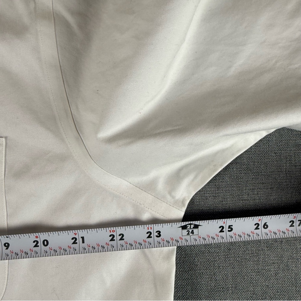 Brooks Brother Mens White Button Up Dress Shirt Mens 16 1/2- 33 - Picture 6 of 7